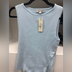 Francesca’s Light Blue Sleeveless Top